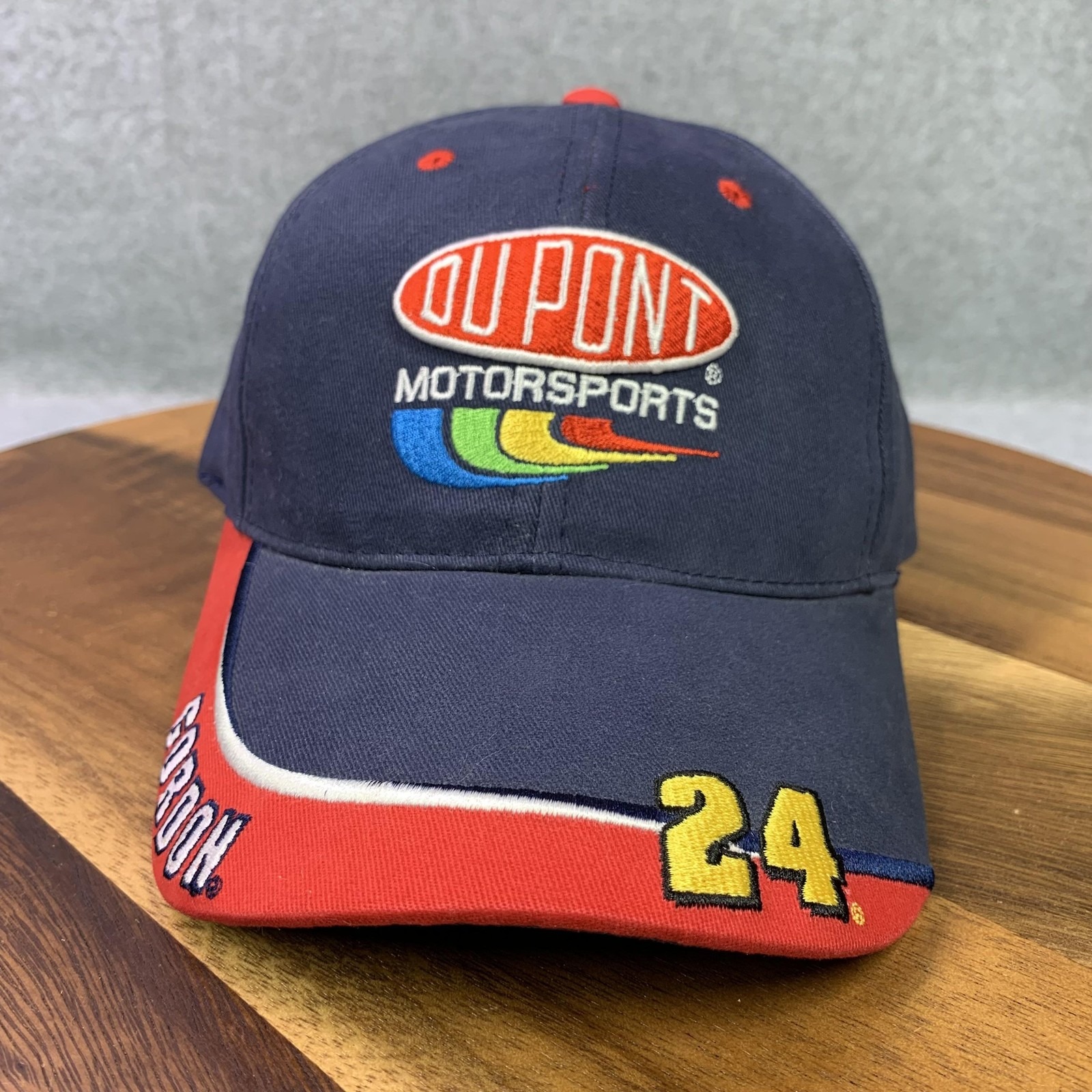 Jeff Gordon Hat Cap Strap Back Mens One Size Nascar Auto Racing Dupont 24
